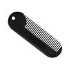BELLIFFY Zinc Alloy Beard Comb Sturdy Hair Styling Comb Portable Beard Grooming Tool for Men Travel Use Useful view 1