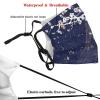Reusable Cloth Face Mask,Vintage Eiffel Tower Adult Washable Face Cover With Adjustable Earloops Nose Wire view 3