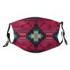 Reusable Cloth Face Mask,Ethnic Tribal Geometric Pattern Adult Washable Face Cover With Adjustable Earloops Nose Wire view 1