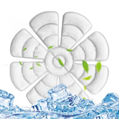 Under Hat Cooling Packs,Cooling Hat Ice Insert - Skin-Friendly Reusable Ice Hat Pack for Summer Avoids Frostbite Damage No Electricity Required