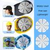 Under Hat Cooling Packs,Cooling Hat Ice Insert - Skin-Friendly Reusable Ice Hat Pack for Summer Avoids Frostbite Damage No Electricity Required view 4