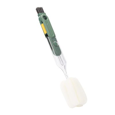 5 In 1 Cup Cleaning Brush Flexible Cup Crevice Cleaning Brush For Kitchen Detachable Long Handle Double Headed Brushes