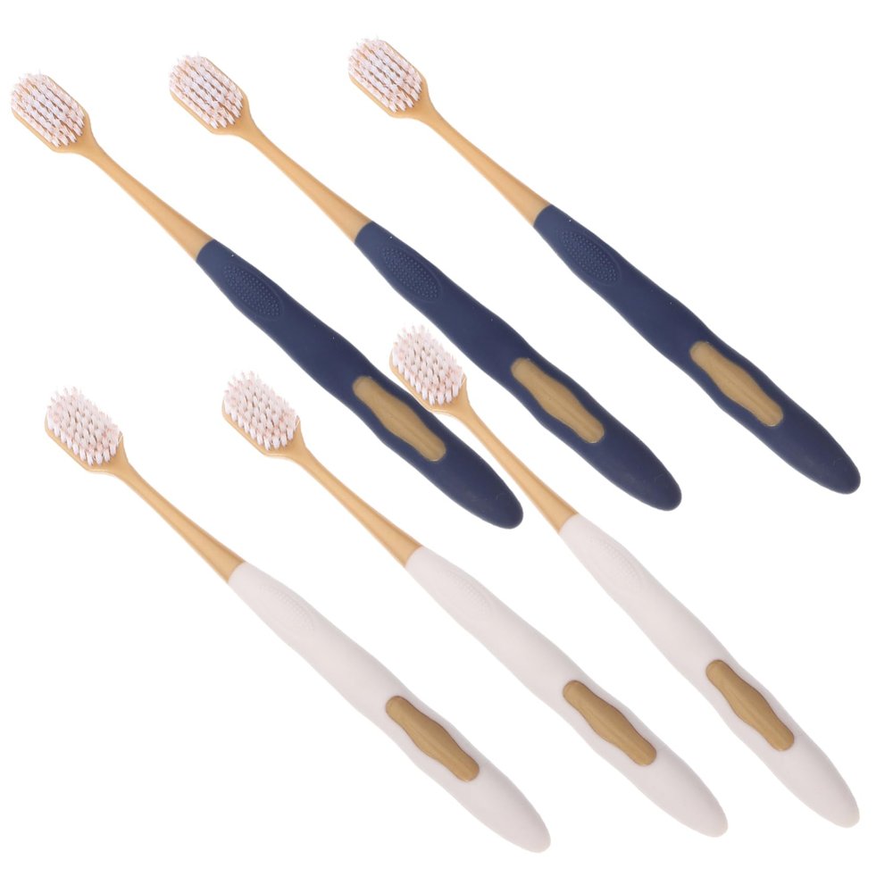 BCOATH 36pcs Wide Head Toothbrush Soft Bristle Adult Toothbrushes Gentle Cleaning Portable Dental Care Brush