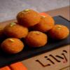 Lily's Special Motichur ladoo is one of the favorite Indian desserts to serve during festivities or as a dessert serve with 4 piece (Approximent Weight 300g) (6) view 4