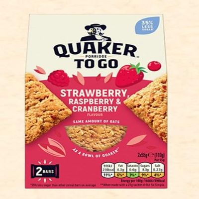 To Go Strawberry, Raspberry & Cranberry Breakfast Squares 55g Balanced Diet And Healthy Lifestyle Delicious Tasty And Twisty (18)
