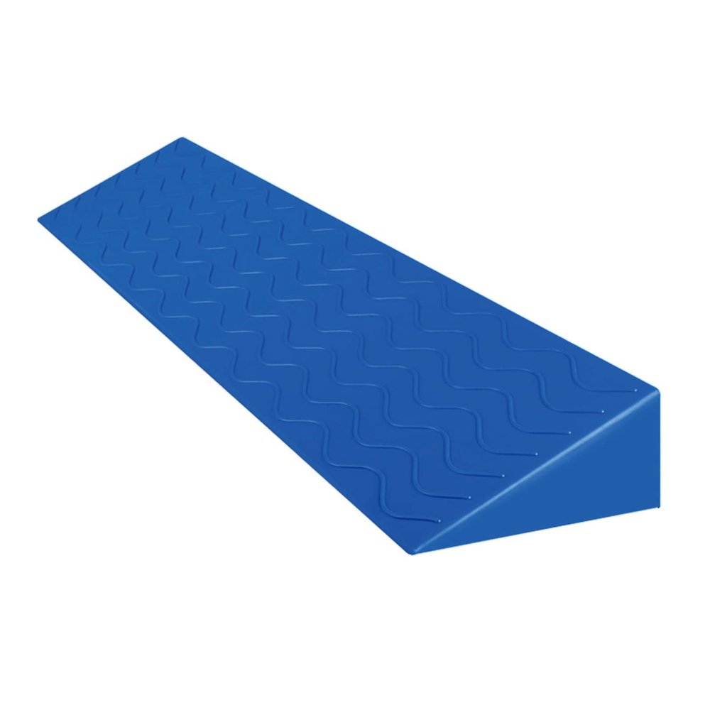 ZTZBFGM Blue,100x7x1.5cm, Indoor Threshold Ramps, Indoor Non-Slip Ramp, Portable Wheelchair Ramp Step Mat 1-10.5Cm Rise Channel for Sweeping Robot Wheelchair Scooter Bathroom Porch