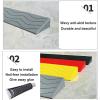 ZTZBFGM Blue,100x7x1.5cm, Indoor Threshold Ramps, Indoor Non-Slip Ramp, Portable Wheelchair Ramp Step Mat 1-10.5Cm Rise Channel for Sweeping Robot Wheelchair Scooter Bathroom Porch view 4