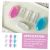 Hoement 9pcs Baby Silicone Finger Toothbrush Set with Storage Case, Toddler Oral Massager and Infant Teething Brush for Newborns 0-3 Years, Soft Material for Travel and Daily Cleaning view 4