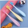 Anneome 6pcs Boys and Girls Toothbrush Oral Care Training Boy Girl Toothbrushes Soft Bristles and Portable Handle for Girl's Teeth Cleaning view 2