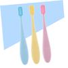 Anneome 6pcs Boys and Girls Toothbrush Oral Care Training Boy Girl Toothbrushes Soft Bristles and Portable Handle for Girl's Teeth Cleaning view 3