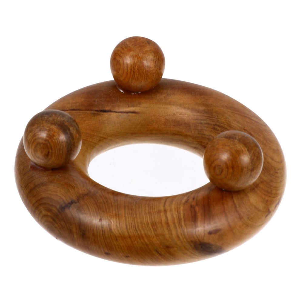 Hoement Wooden Gua Sha Board Sandalwood Body Massager Guasha Scraping Plate for Back Neck Muscle Relaxation Health Massage Tool for Wellness and Pain Relief