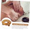 Hoement Wooden Gua Sha Board Sandalwood Body Massager Guasha Scraping Plate for Back Neck Muscle Relaxation Health Massage Tool for Wellness and Pain Relief view 4