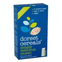 8 x Cereals Simply Delicious Muesli 410g With a Lighter Crunch Healthy Breakfast Cereal | Vegan | High Fibre | Delicious Tasty And Twisty