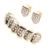 HAPINARY Halloween Teeth Veneers Fashionable Fake Dentures Comfortable Copper Mouth Grills view 1