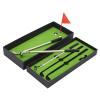 Sports Pen Set, Mini Desktop Sports Ball Pen Set with Putting Green, Flag, 3 Club Pens and 2 Balls for Sports Putter, Ad anced Sports, Mini Office, Mini Practice Course view 1