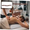 KOMBIUDA Pointed Wooden Massage Stick Muscle Roller Stick Manual Body Massager Carbonized Beech Wood for Home Therapy and Meridian Relaxation view 2