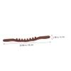 KOMBIUDA Pointed Wooden Massage Stick Muscle Roller Stick Manual Body Massager Carbonized Beech Wood for Home Therapy and Meridian Relaxation view 3
