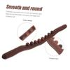 KOMBIUDA Pointed Wooden Massage Stick Muscle Roller Stick Manual Body Massager Carbonized Beech Wood for Home Therapy and Meridian Relaxation view 4