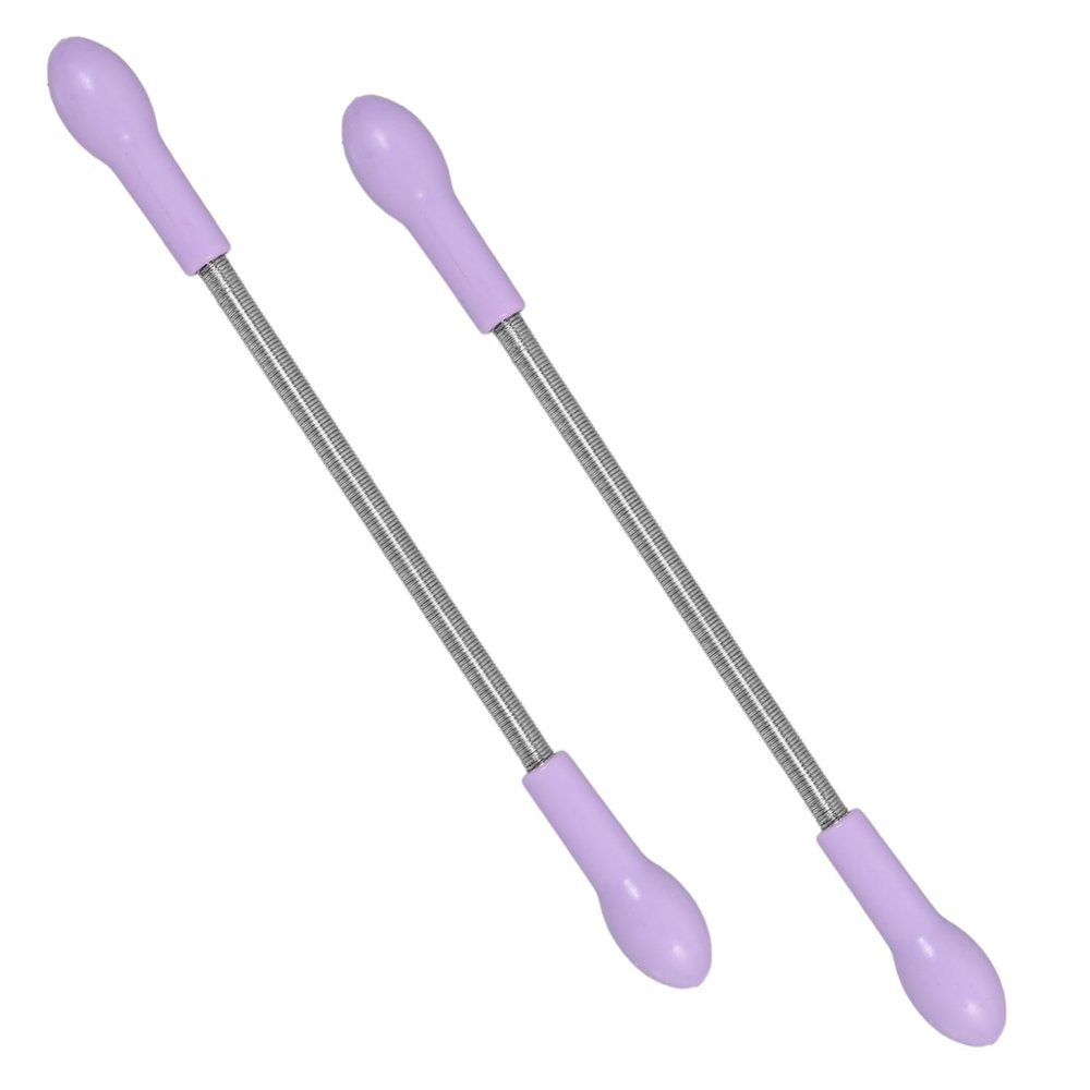 Mikinona 4pcs Spring Epilator for Women Facial Hair Remover Hair Threading Tool Stainless Steel Extraction Device for Eyebrows Natural Less Irritation Random Color