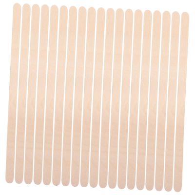 PLAFOPE 100pcs Wooden Wax Stick Wood Pick for Hair Removal Waxing Sticks and Spatulas for Waxing for Eyebrow Shaping and Beauty Salon Use
