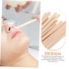 Beatifufu 100pcs Wooden Wax Sticks Applicators 140x6x2mm Rounded Edge Thick Spatulas for Body and Eyebrow Hair Removal Professional Waxing Tools for Salon and Home Use view 3