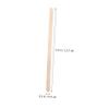 Beatifufu 100pcs Wooden Wax Sticks Applicators 140x6x2mm Rounded Edge Thick Spatulas for Body and Eyebrow Hair Removal Professional Waxing Tools for Salon and Home Use view 4