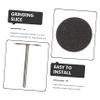 PLAFOPE 101pcs Manicure Grinding Sandpaper Disc Set 20mm Electric Pedicure Accessories Dead Skin Removing Tools with Metal Bit for Professional Foot and Hand Care view 2
