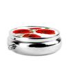 Poppy Flowers Printed Mini Round Pill Box,Pill Box 3 Compartment Medicine Pill Case, Pill Organizer Travel Pillbox, Portable Pill Box for Pocket, Home, Office Use view 4