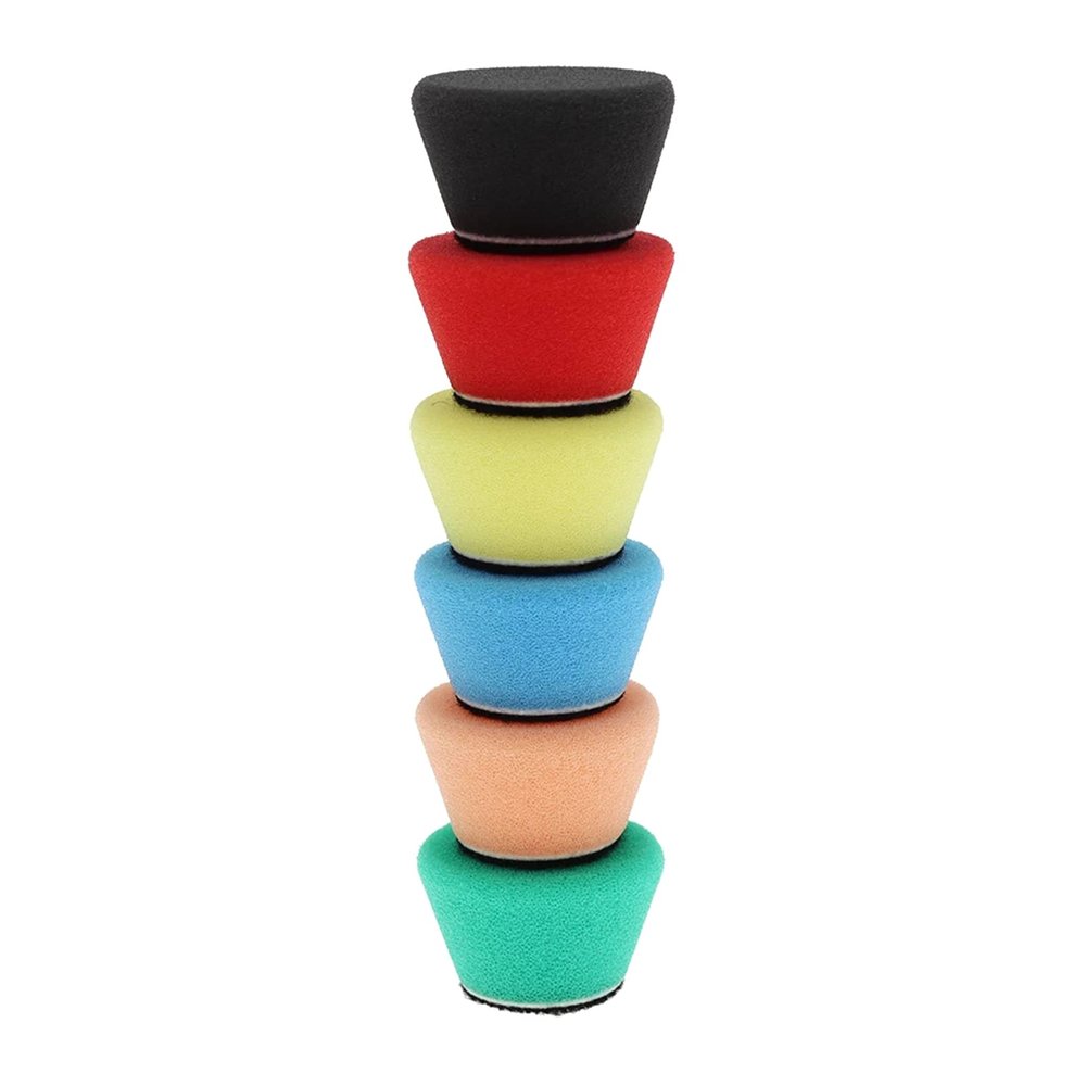 6x Car Applicator Microfiber Applicator Sponge Foam Applicator Super Soft Car Cleaning Brush