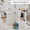 Broom and Dustpan Set, Stand Up Broom and Dustpan, Folding Dustpan and Broom, Household Dustpan and Broom Set, Broom and Dustpan for Home, Kitchen Broom and Dustpan for Cleaning view 3