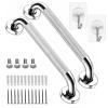 2 Pack Anti Slip Grab Bar Rail, Stainless Steel Grab Rails for Bathroom, Elderly Children and Disabled Shower Handle for Kitchen Bedroom Shower Toilet Stairs,12 Inch view 1