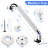 2 Pack Anti Slip Grab Bar Rail, Stainless Steel Grab Rails for Bathroom, Elderly Children and Disabled Shower Handle for Kitchen Bedroom Shower Toilet Stairs,12 Inch view 2
