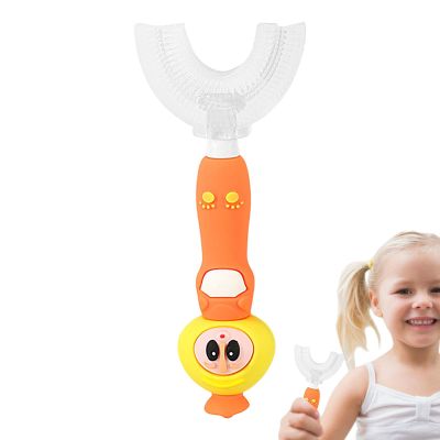 Kids Toothbrush - Toothbrush Brush for Kids Toothbrush with Soft Bristles Rounded Silicone Toothbrush with Soft Bristle Head Toothbrush