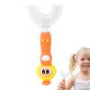 Kids Toothbrush - Toothbrush Brush for Kids Toothbrush with Soft Bristles Rounded Silicone Toothbrush with Soft Bristle Head Toothbrush view 1