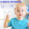 Kids Toothbrush - Toothbrush Brush for Kids Toothbrush with Soft Bristles Rounded Silicone Toothbrush with Soft Bristle Head Toothbrush view 2
