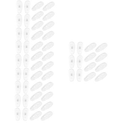 FOMIYES 80pairs Silicone Nose Pads for Eyeglasses Replacement Non-slip Nose for Glasses for Bridge Protection and Slip Prevention