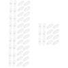 FOMIYES 80pairs Silicone Nose Pads for Eyeglasses Replacement Non-slip Nose for Glasses for Bridge Protection and Slip Prevention view 1