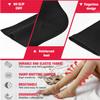 2 Pairs Compression Socks for Women and Men, Open Toe Graduated Stockings Support Non-Slip Breathable Pressure Socks for Sports, Flying, Shin Splints, Travel, Running (S-M) view 3