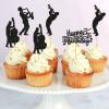 24 Pack Happy Birthday Music Cupcake Toppers Musical Symbols Sax Cello Cupcake Picks Men Women Music Theme Baby Shower Boy Girl Kids Wedding Happy Birthday Party Cake Decorations Supplies view 4