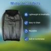 4 Pcs Midge Head Net with Drawstring Bag, Nylon Mosquito Head Protecting Net Midge Net Head Cover Fly Insects Bugs Preventing Cover for Outdoor Hiking Camping Fishing Climbing Walking Black view 4