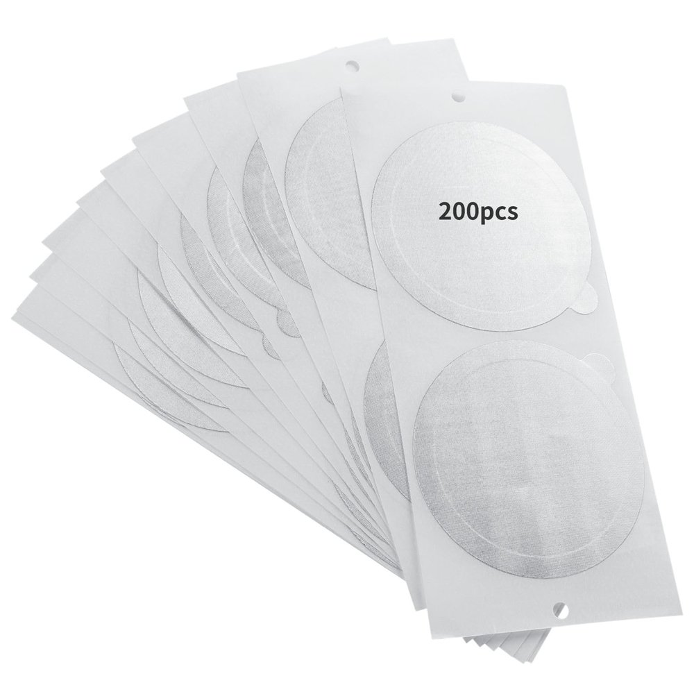 200Pcs Aluminum Foil Seals Lids Espresso, Compatible with 59Mm/2.32 Vertuoline Capsules Coffee Pods, Foil to Reuse Aluminum Vertuoline Lids Capsules Pods