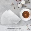 200Pcs Aluminum Foil Seals Lids Espresso, Compatible with 59Mm/2.32 Vertuoline Capsules Coffee Pods, Foil to Reuse Aluminum Vertuoline Lids Capsules Pods view 2