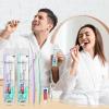 Disposable Toothbrush and Toothpaste Travel Set, Comes with Floss Picks, Individually Packaged, 2 Colors, Suitable for Hotel, Home, Travel (PACK-100) view 2