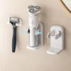 KookuLEE Retractable Shaver Holder, Electric Shaving Punch Free Hanging Rack, Electric Toothbrush Storage Rack, Bathroom Razor Storage Rack, Adjustable Storage Rack for Washroom view 3