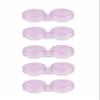 bepisof 5 Pack Semitransparent Contact Lens Case Portable Contact Lens Container view 1