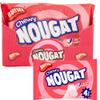 12 x Barat Chewy Nougat 4 Pack 140g - Raspberry and Vanilla Flavour Nougat with Peanuts view 1