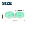 bepisof 5 Pack Semitransparent Contact Lens Case Portable Contact Lens Container view 2
