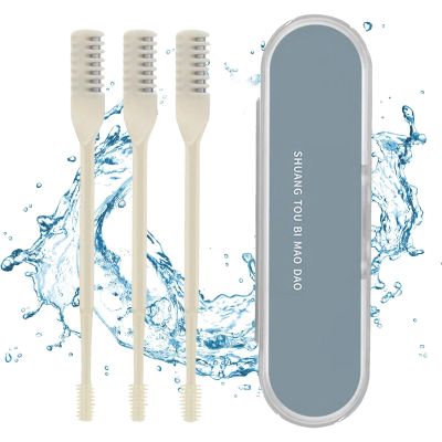 Gdiojnfg Nasal Hair Cutter, Nasal Hair Trimmers For Men, Double Sided Manual Nose Hair Cutter, Portable Personal Trimmer For Facial Care, Manual Nostril Cleaning, Double Nose Hair Cutter For Women Men