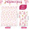 100 Pack Christmas Paper Napkins Pink Xmas Tree Printed Disposable Guest Napkins Decorative Hand Towel for Home Kitchen Bathroom Winter Christmas Holidays Party Tableware Supplies view 2