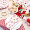 100 Pack Christmas Paper Napkins Pink Xmas Tree Printed Disposable Guest Napkins Decorative Hand Towel for Home Kitchen Bathroom Winter Christmas Holidays Party Tableware Supplies view 4